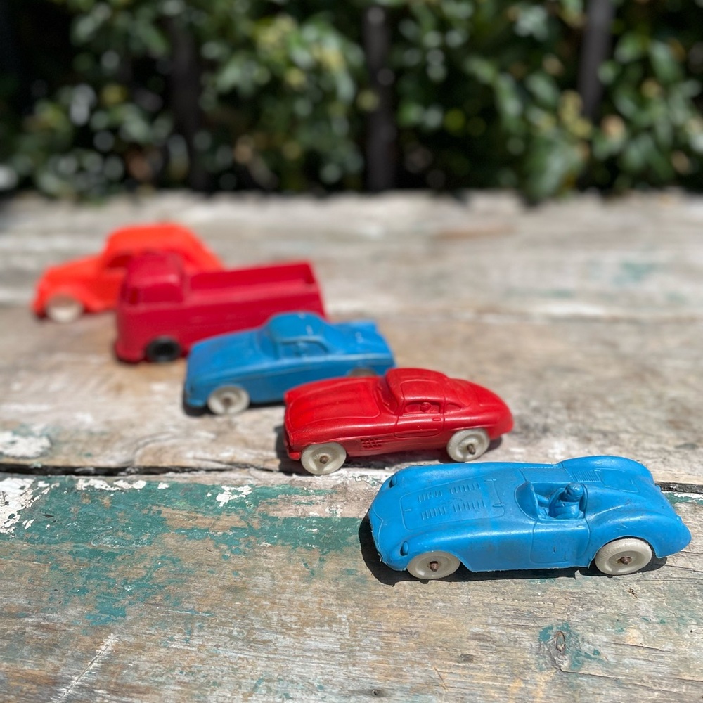 AUBURN RUBBER plastic SPORTS CARS LOT